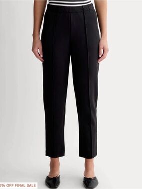 Everlane Black trousers with Branded Waist Tag